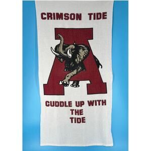 80s Alabama Crimson Tide beach towel 1980s vintage